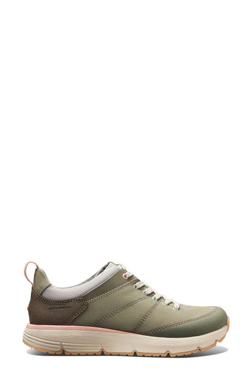 Samuel Hubbard Camino Water Resistant Walking Shoe In Sage Green Nubuck