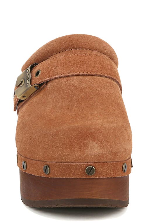 Dr. Scholl's Women's Original Joy Platform Clogs In Honey Brown