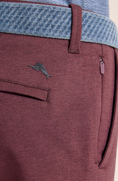 Tommy Bahama On Par Islandzone® Flat Front Pants In Deep Wine