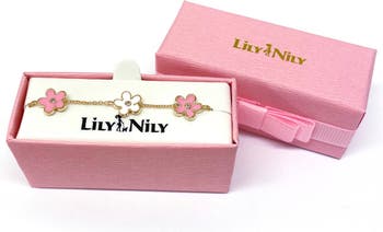 Flower CZ Station Bracelet – Lily Nily