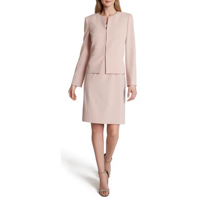 Tahari Sheath Dress With Jacket, Pink
