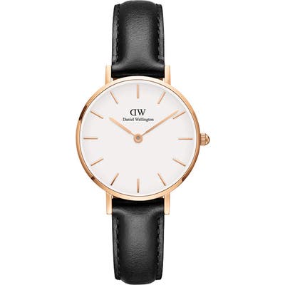 Daniel Wellington Classic Petite Leather Strap Watch, 2m