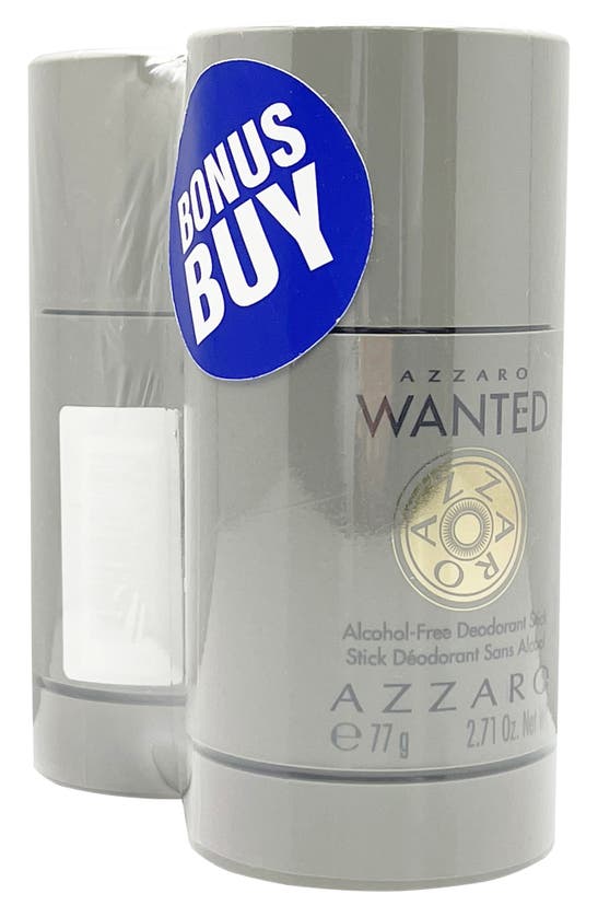Shop Azzaro Wanted Alcohol-free Deodorant Stick Duo