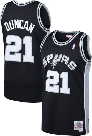 Youth Mitchell & Ness Tim Duncan Black San Antonio Spurs Swingman Throwback  Jersey