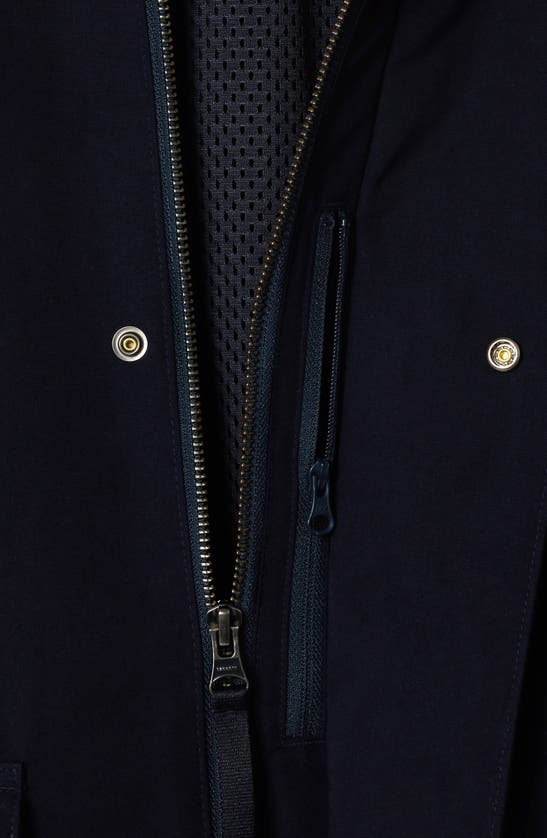Lacoste Water Resistant Utility Jacket In Hde Abimes