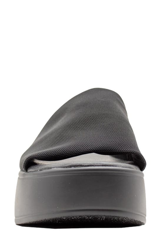 Shop Volatile Mazatlan Water Resistant Platform Sandal In Black