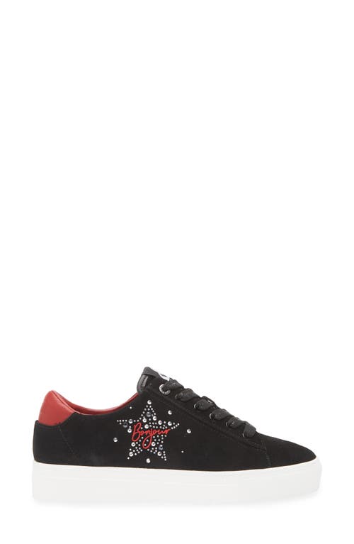 KARL LAGERFELD KARL LAGERFELD PARIS CATE SAYINGS LOW TOP SNEAKER