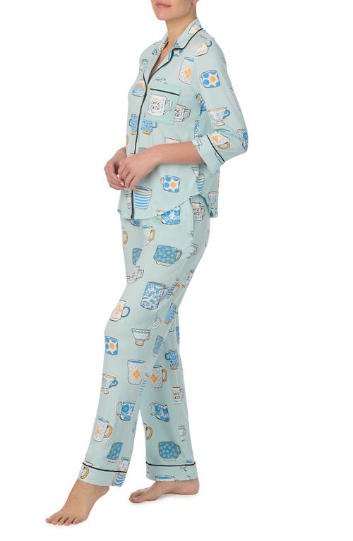 Shop Kate Spade New York Print Pajamas In Blue Multi