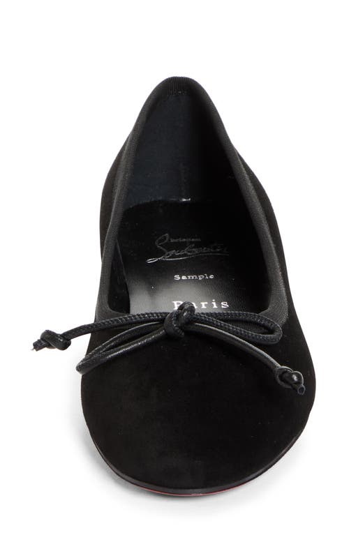 Shop Christian Louboutin Sweetie Jane Flat In Black