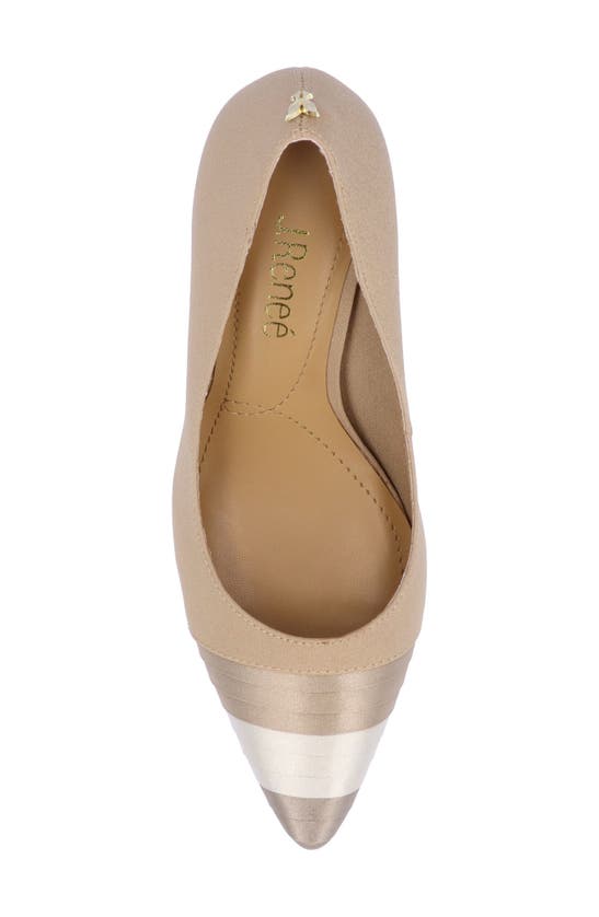 Shop J. Reneé Garbina Pointed Toe Pump In Beige