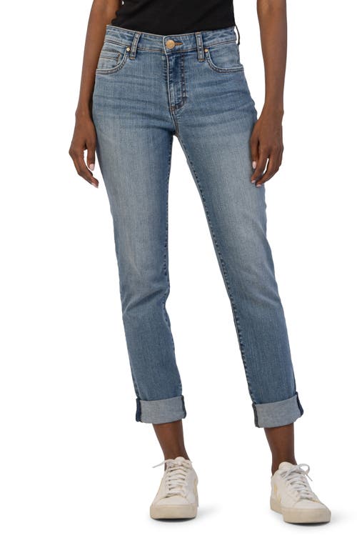 KUT from the Kloth Catherine Mid Rise Boyfriend Jeans Revised at Nordstrom,
