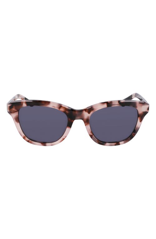 52mm Cat Eye Sunglasses in Blush Tortoise