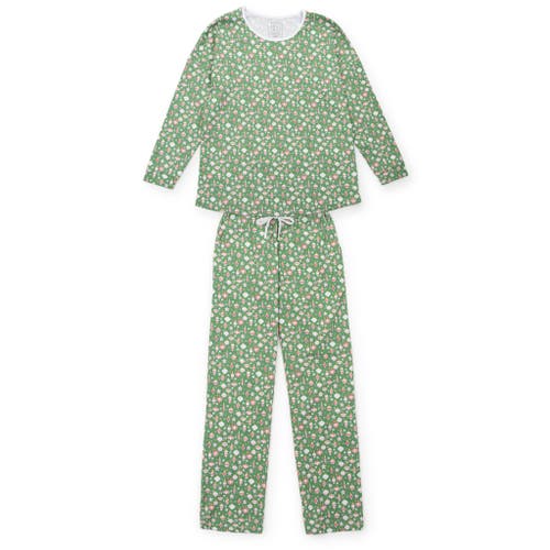 Shop Lila And Hayes Longsleeve Top Pant Set In Retro Ornaments