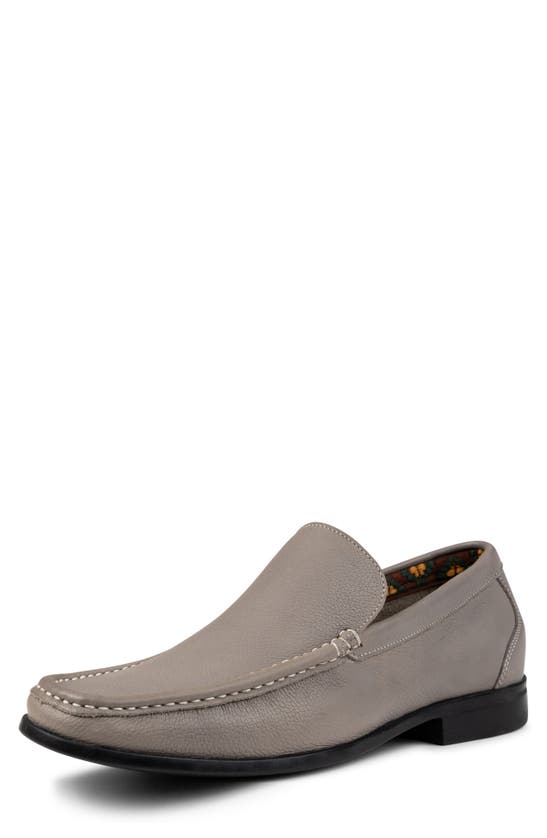 Shop Donald Pliner Moc Toe Slip-on In Light Grey
