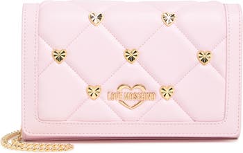 LOVE MOSCHINO Diamond Quilt Flap Shoulder Bag