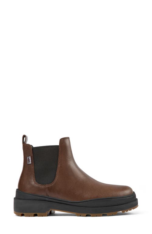 Shop Camper Brutus Trek Waterproof Chelsea Boot In Dark Brown