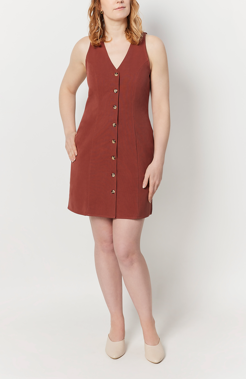 Aam The Label The Everywhere Dress In Rosewood