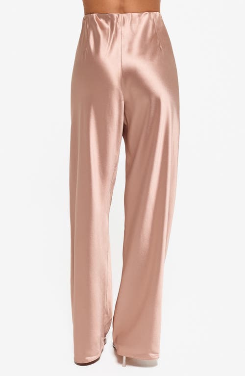 Cami Nyc Bristol Satin Pull-on Pants In Mink In Mink