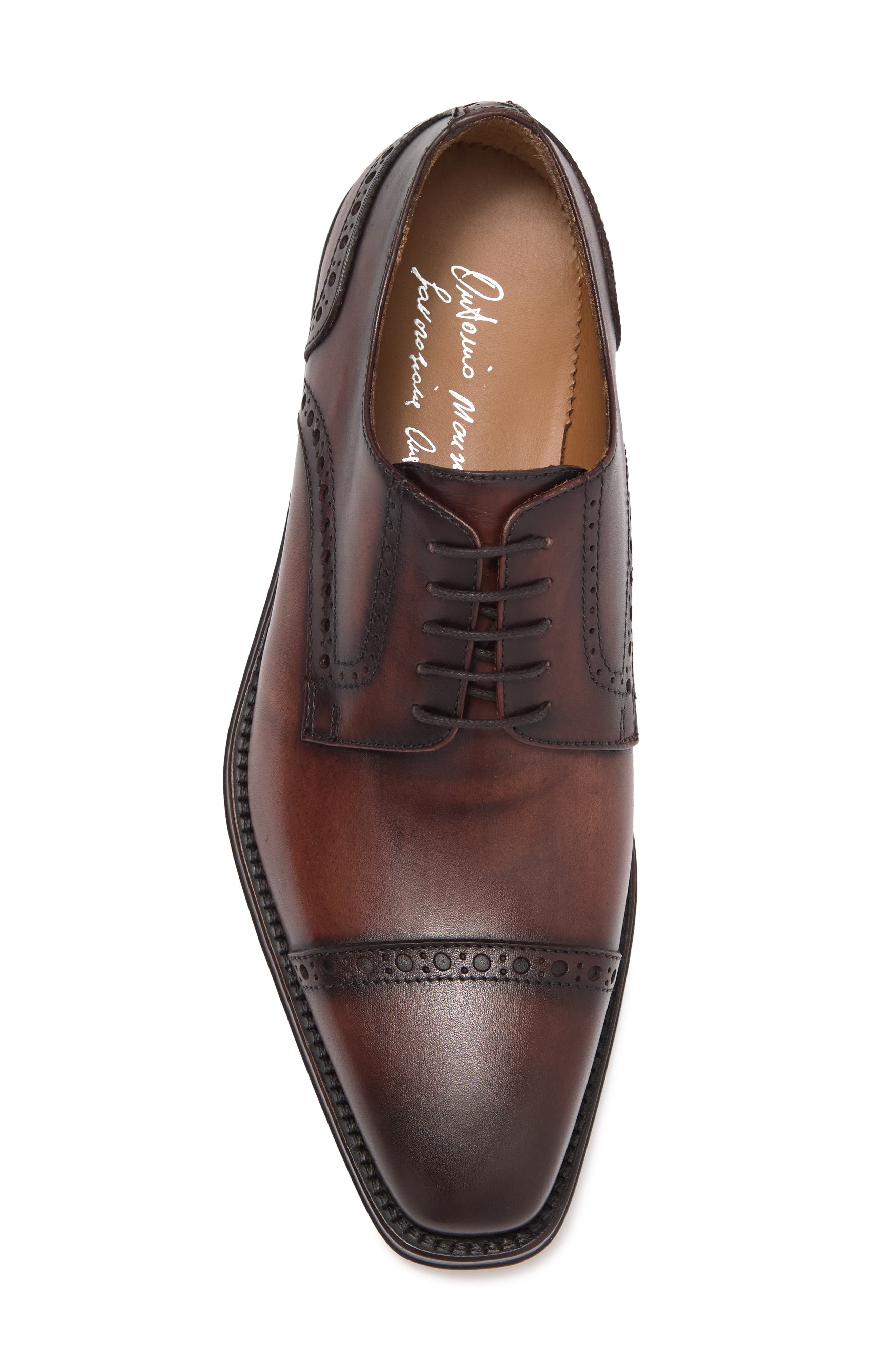 antonio maurizi cap toe oxford