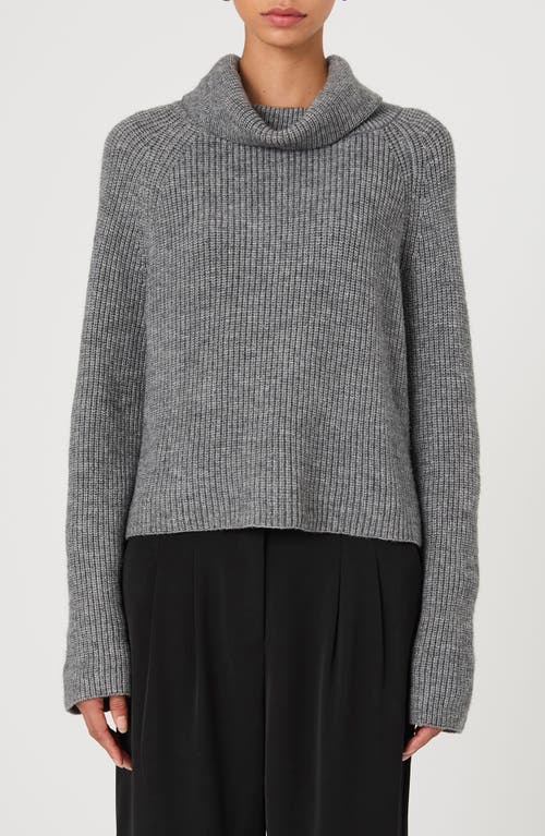 French Connection Mersai Turtleneck Sweater in Grey 