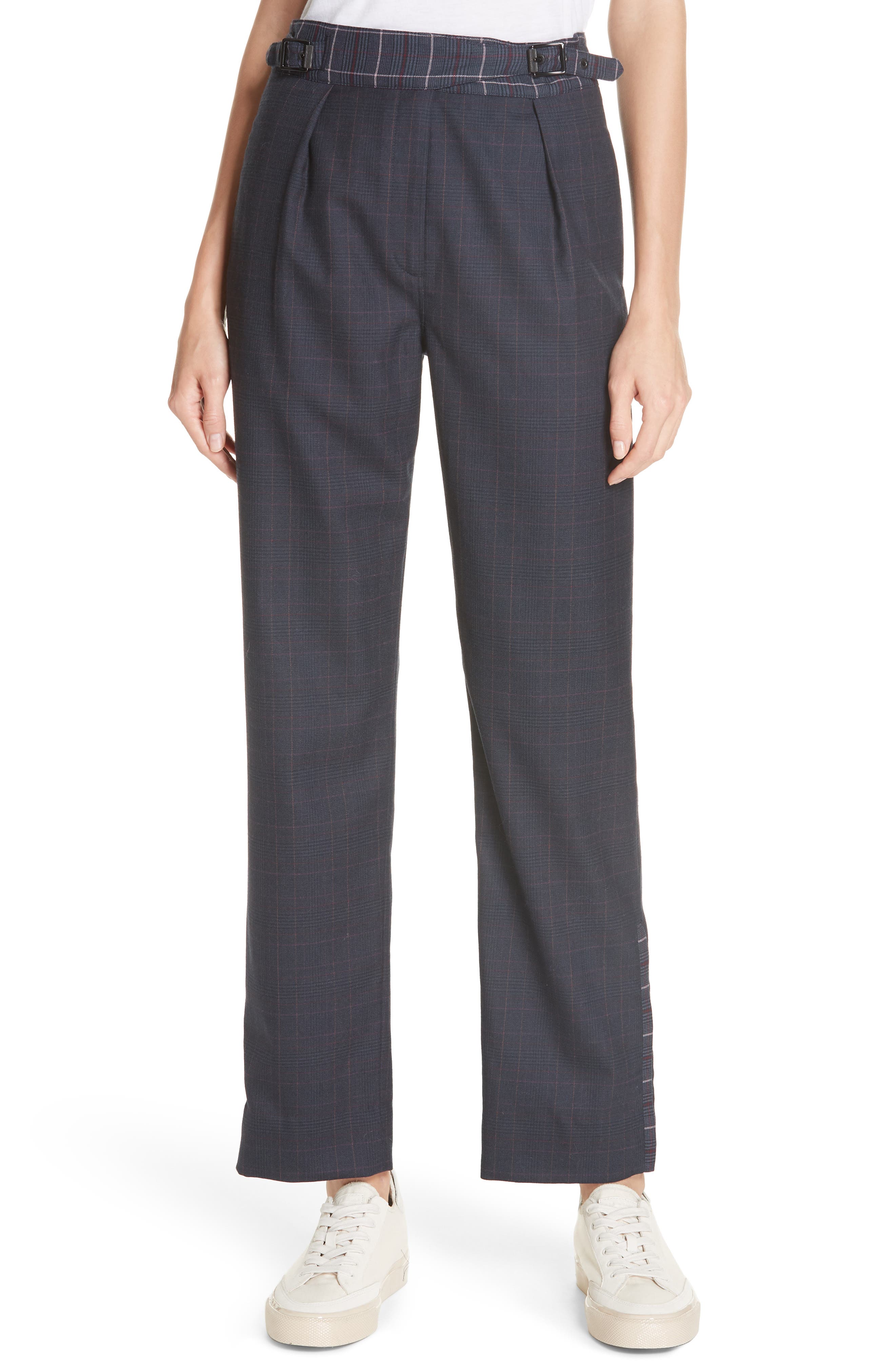 rag and bone plaid pants