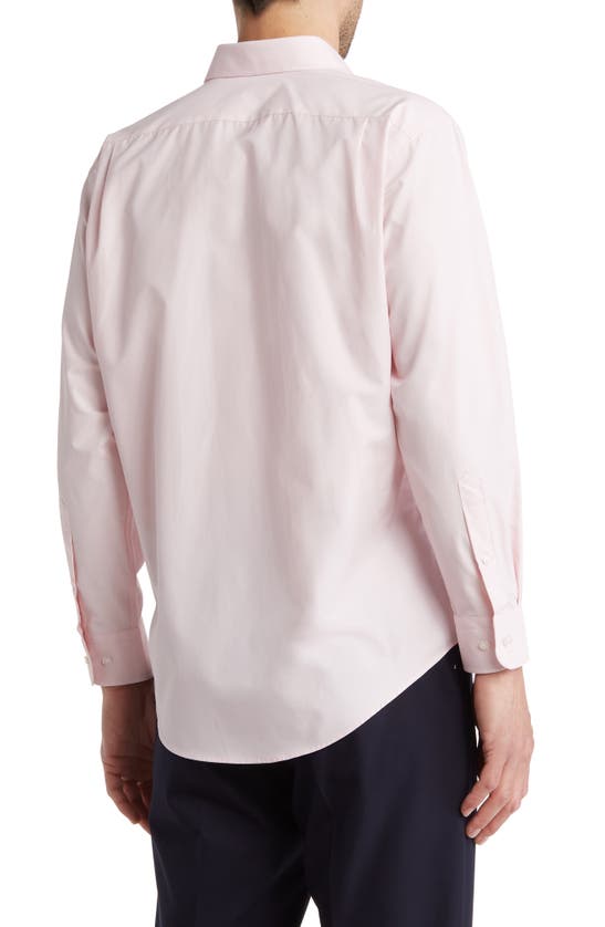 Shop Nordstrom Rack Trim Fit Button-down Dress Shirt In Pink Cake