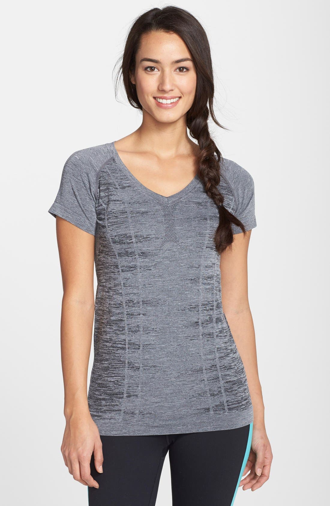 Zella '10K' Short Sleeve Seamless Tee Nordstrom