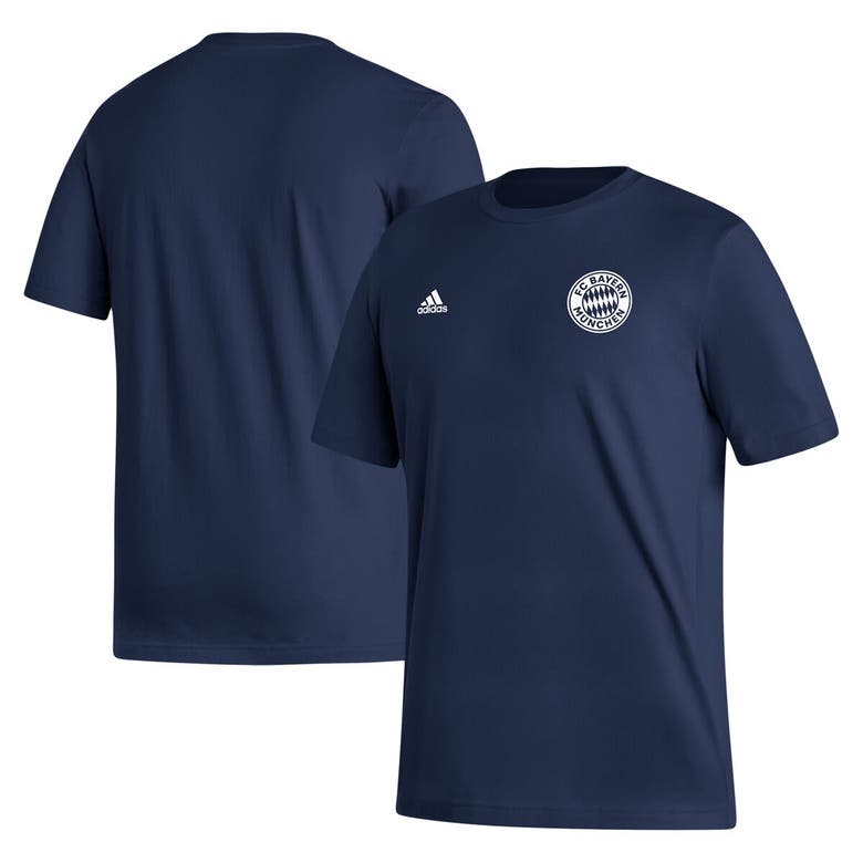 Shop Adidas Originals Adidas Navy Bayern Munich Crest T-shirt