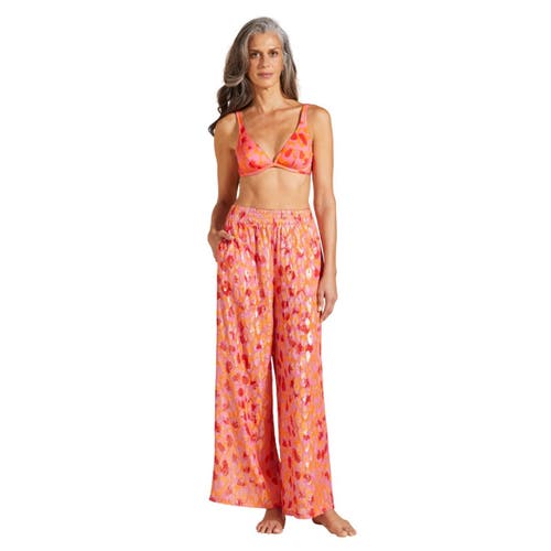 VILEBREQUIN NEW LEOPARD LARGE SILK PANTS 