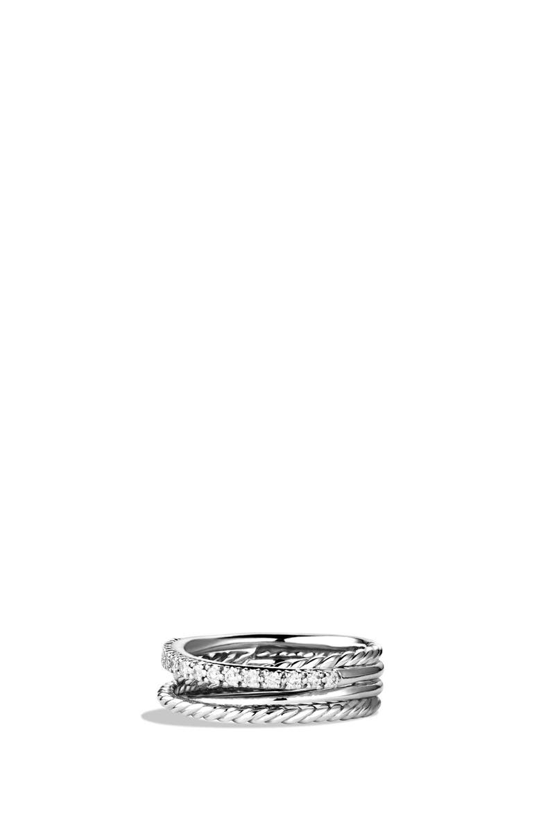 David Yurman 'Crossover' Ring with Diamonds | Nordstrom