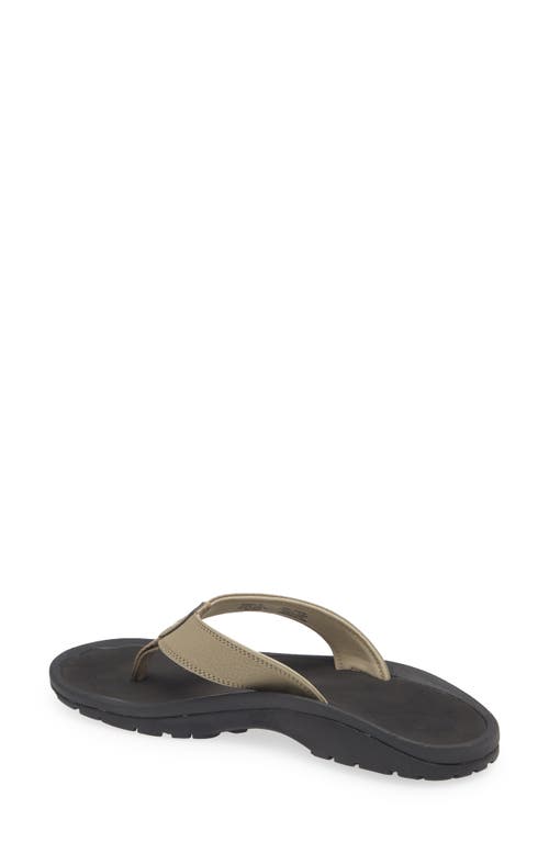 Shop Olukai Ohana Flip Flop In Clay/onyx