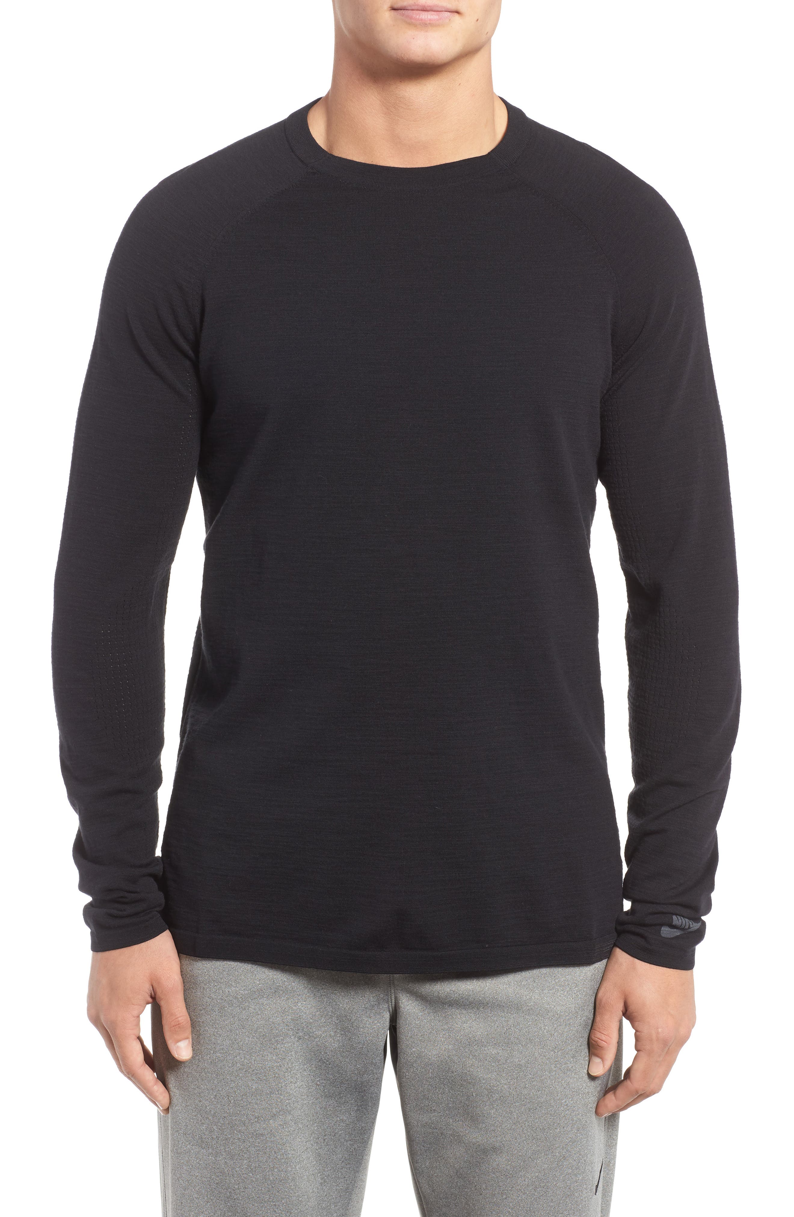 Nike Tech Regular Fit Knit Crewneck TShirt Nordstrom
