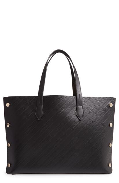 GIVENCHY MEDIUM BOND EMBOSSED CALFSKIN LEATHER TOTE,BB50AVB0RX
