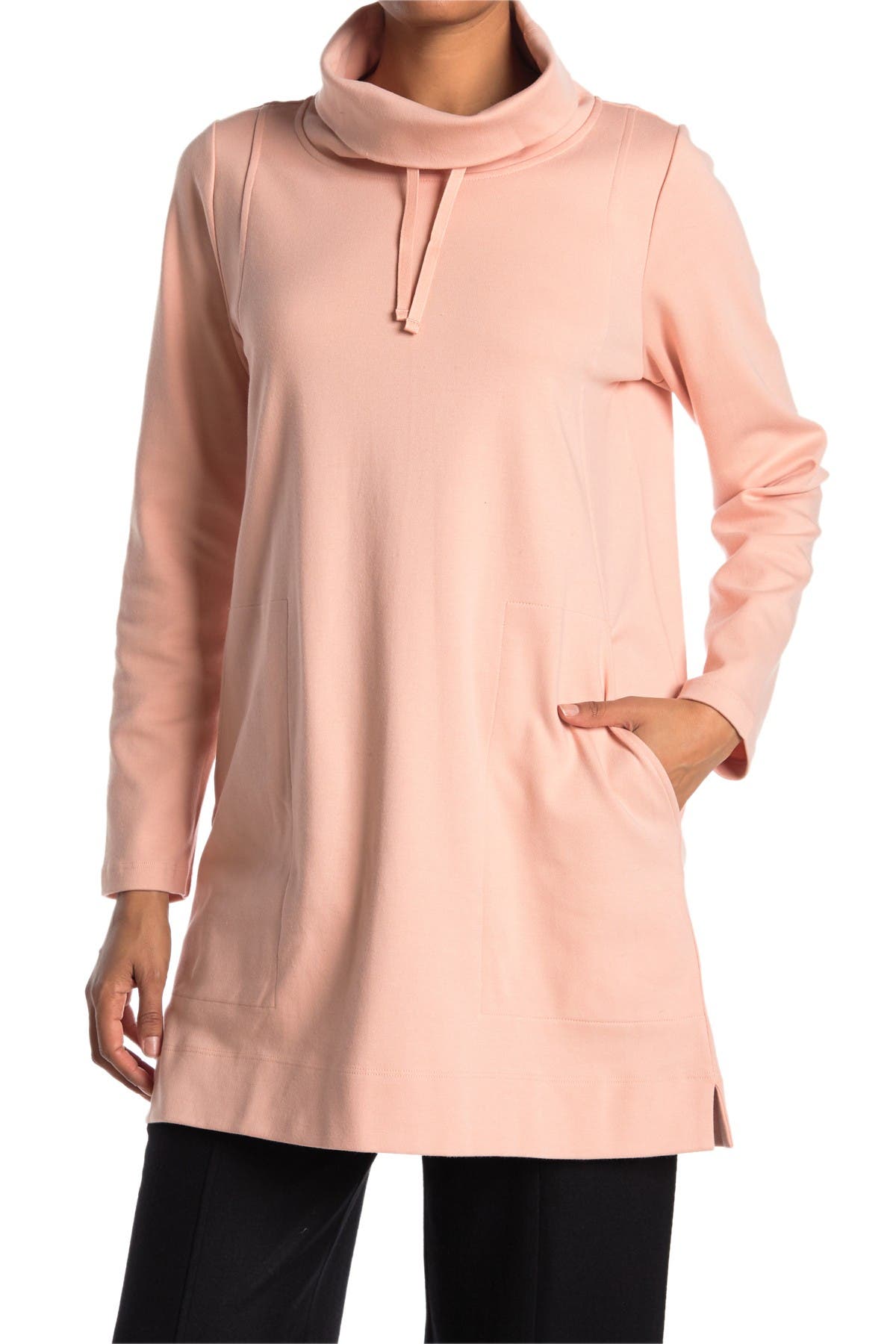 eileen fisher funnel neck
