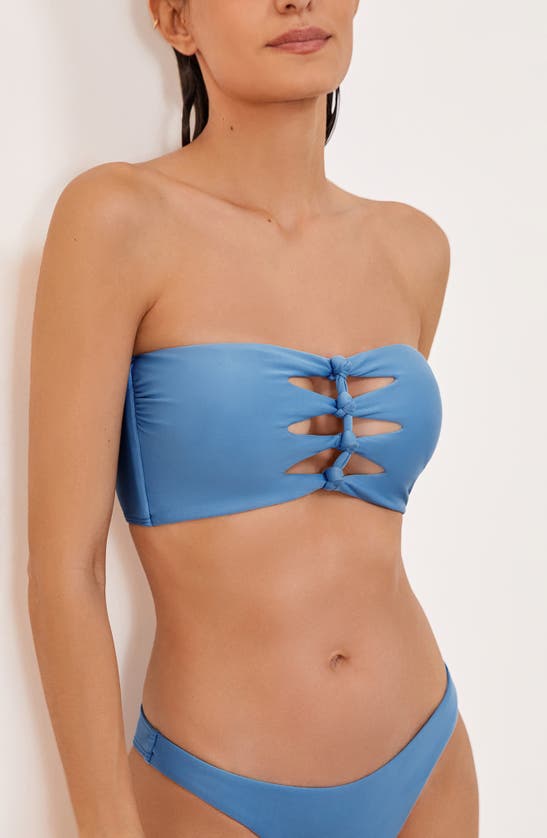 Vix Swimwear Megan Bikini Top In Light Blue