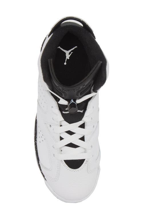 Jordan Air 6 Retro High Top Sneaker In White/black