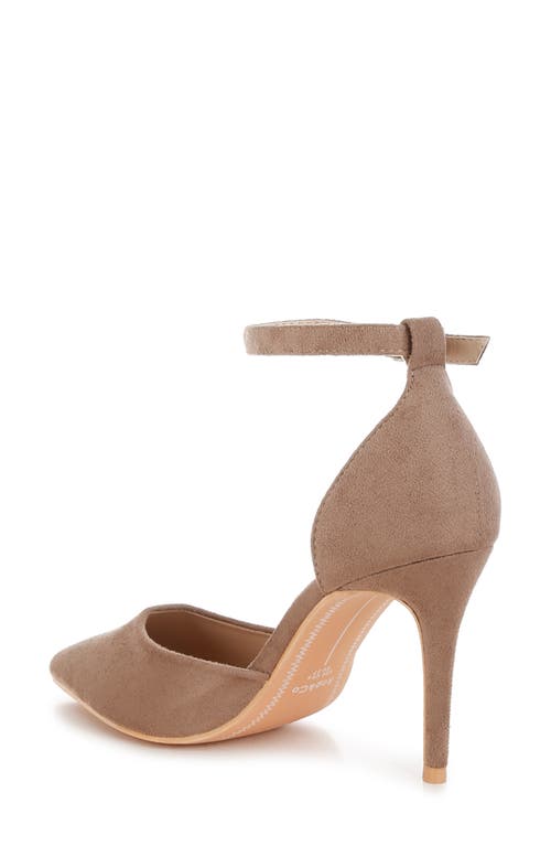 Rag & Co Dolona Pointed Toe Pump In Taupe