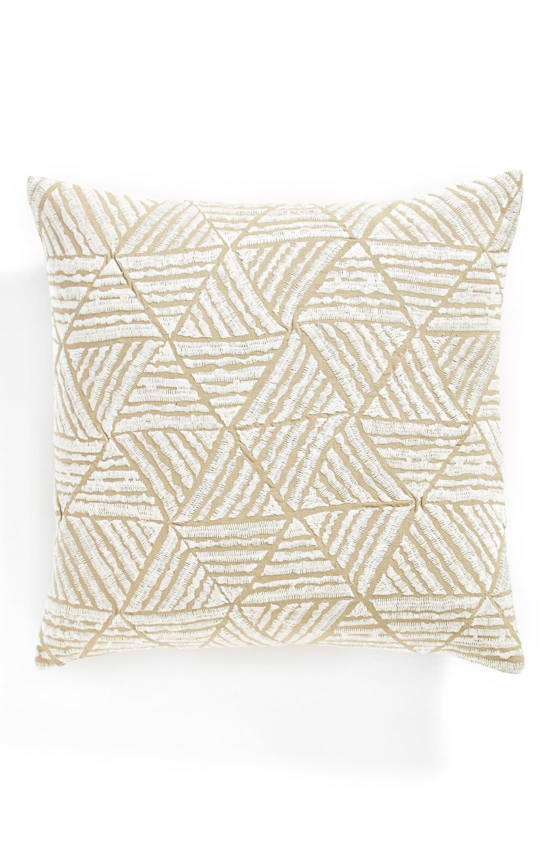 Nordstrom at Home Embroidered Triangle Accent Pillow Nordstrom