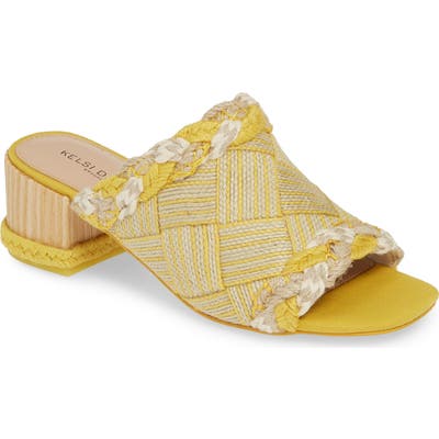 Kelsi Dagger Brooklyn Scarlet Slide Sandal, Yellow