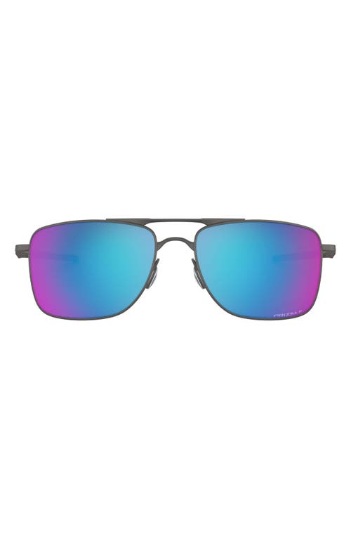 Oakley Gauge 8 62mm Prizm Polarized Aviator Sunglasses in Grey at Nordstrom