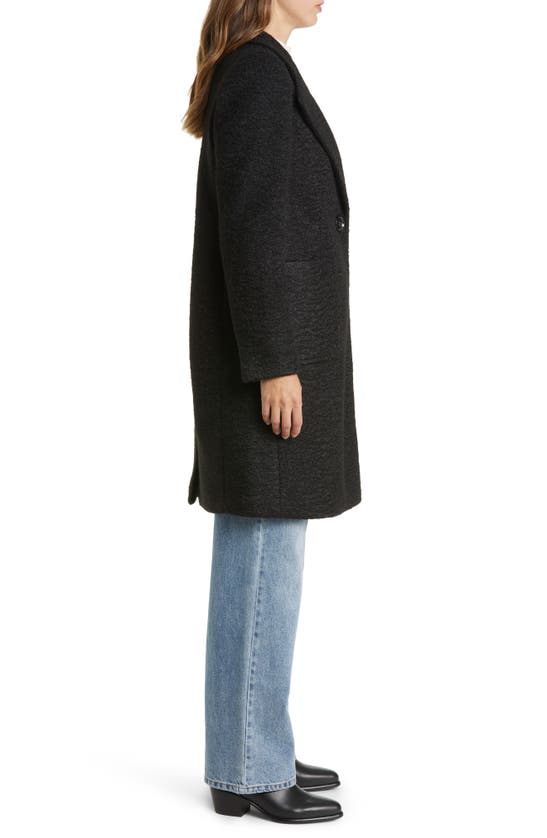 Sam Edelman Textured Coat In Black