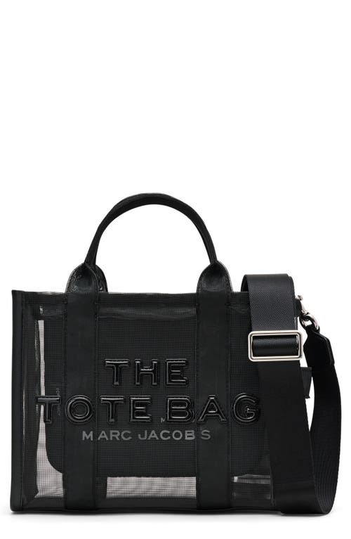 The Small Mesh Tote Bag in Blackout