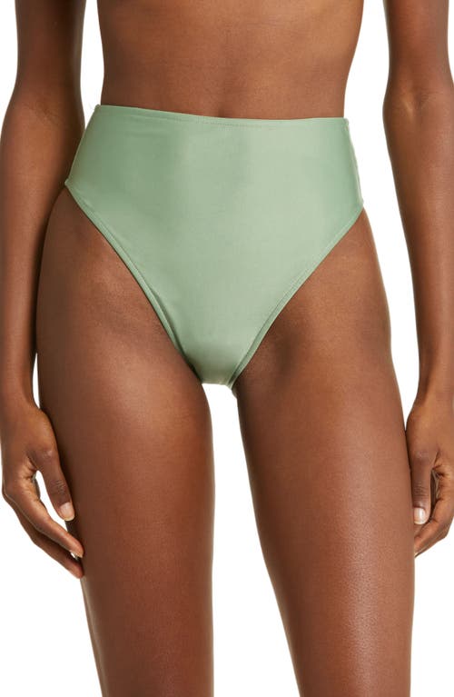 FARM Rio Solid Bikini Bottoms Green at Nordstrom,