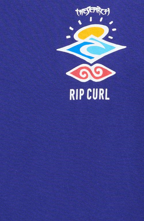 Shop Rip Curl Kids' Search Icon Graphic T-shirt In Wild Berry