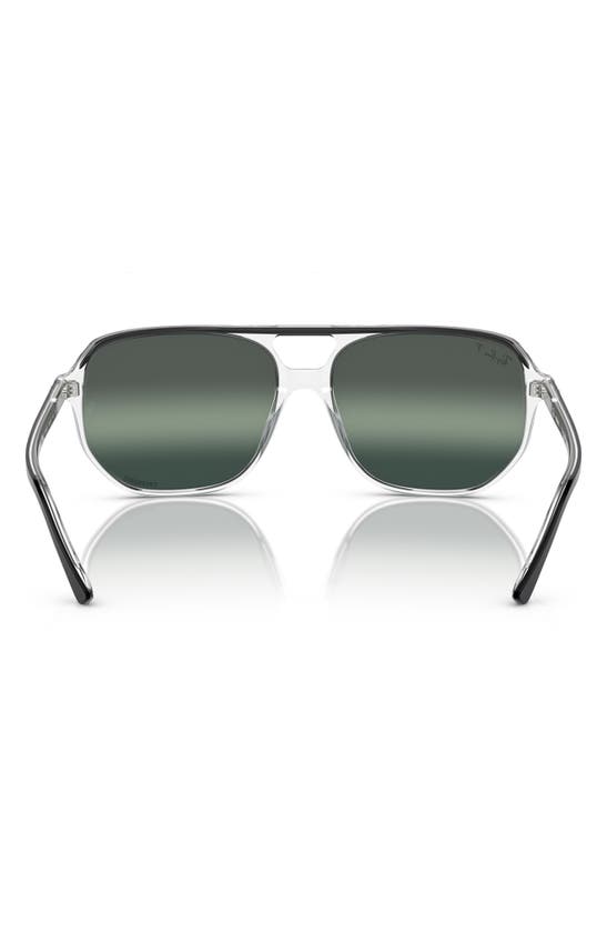 Ray Ban Bill One 60mm Square Sunglasses In Clear