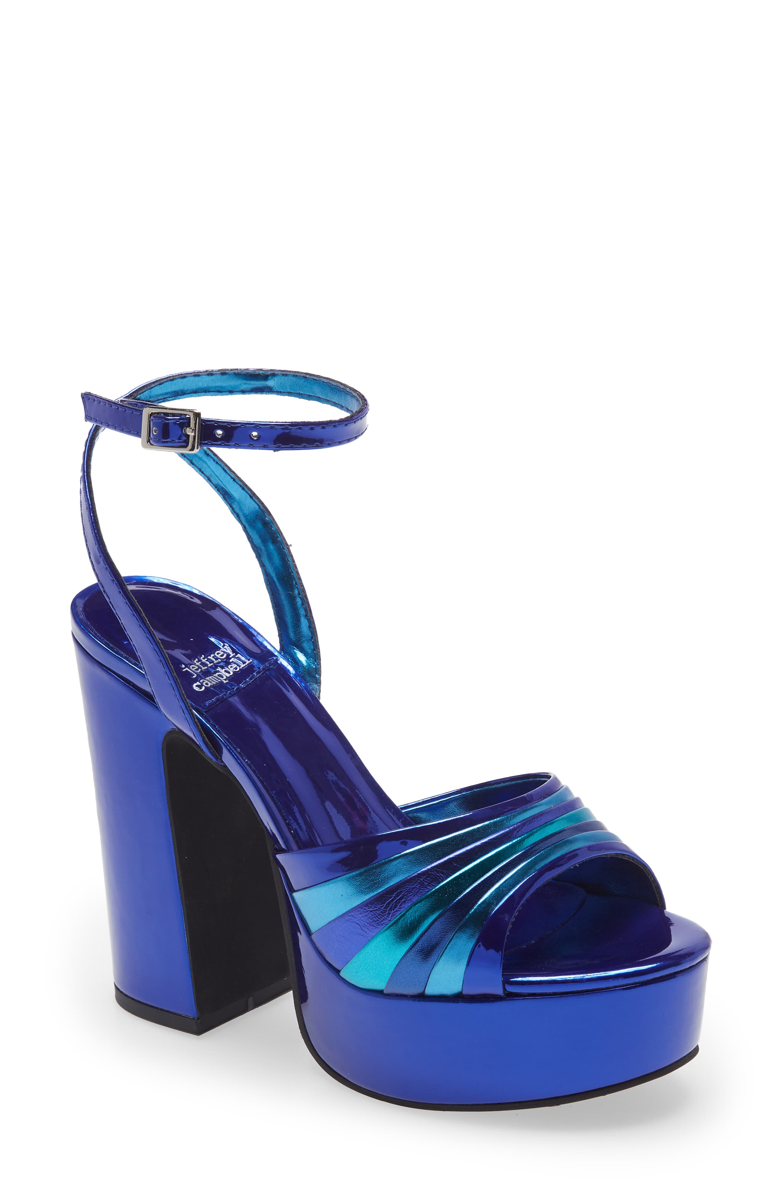 ankle strap platform sandal heels