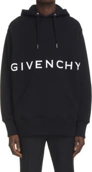 Givenchy Embroidered Logo Cotton Hoodie | Nordstrom