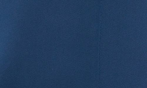 Aidan Mattox One-shoulder Mermaid Gown In Twilight Blue