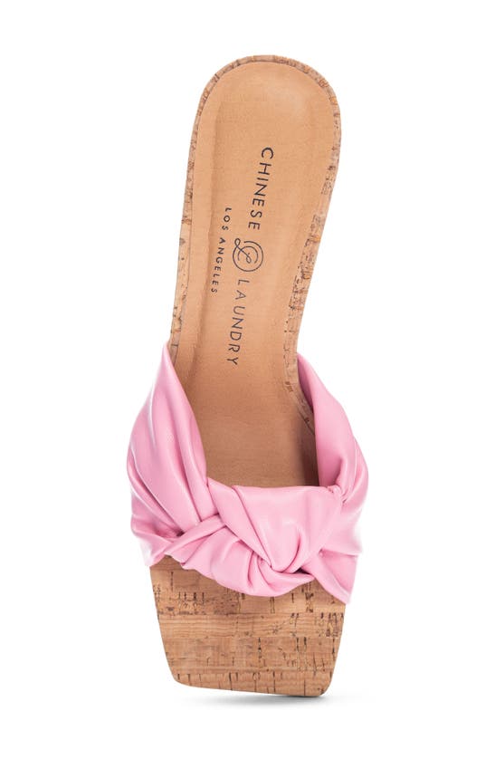Shop Chinese Laundry Yvonna Slide Sandal In Pink