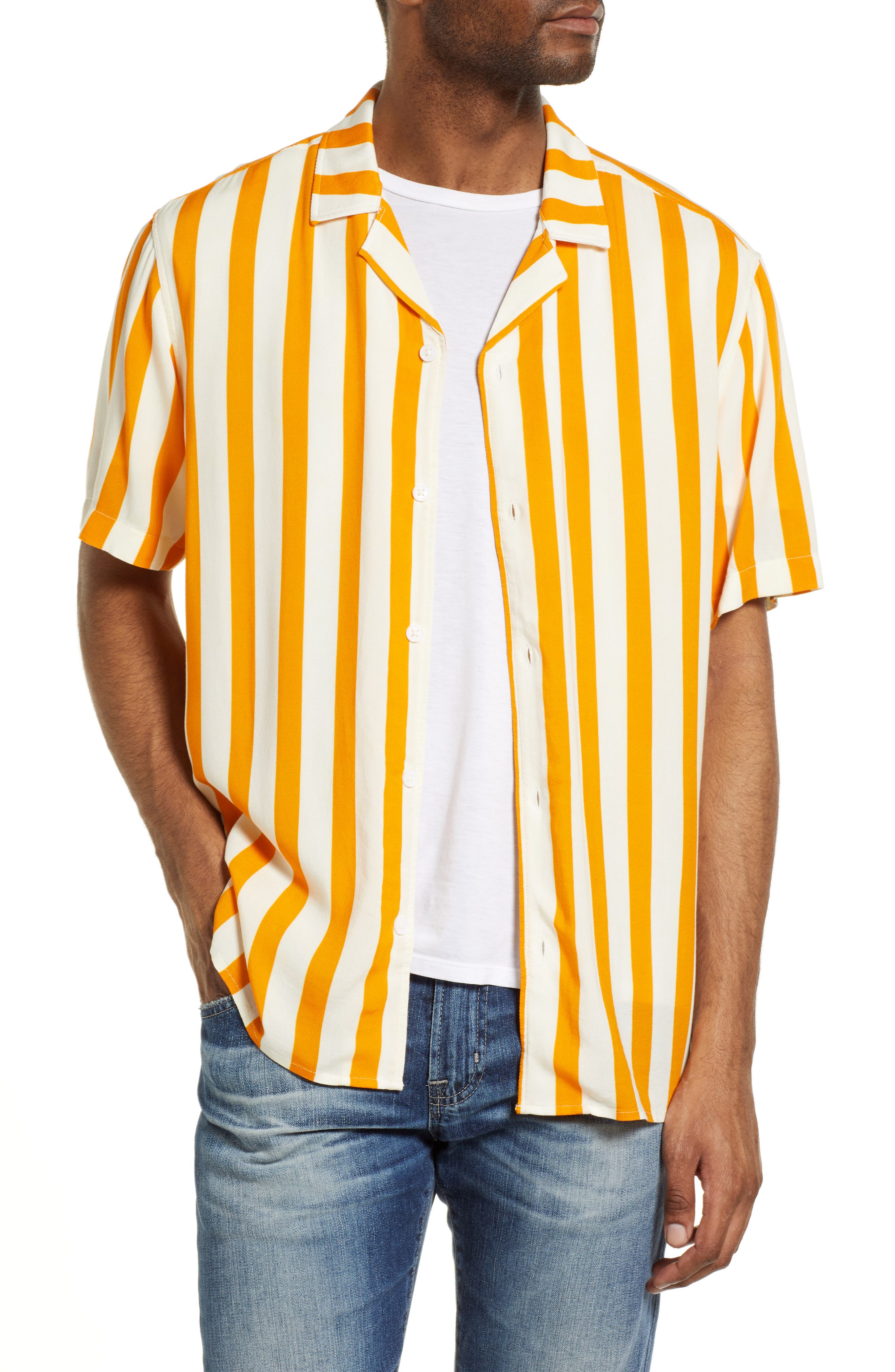 Men's Orange Button Up Shirts | Nordstrom